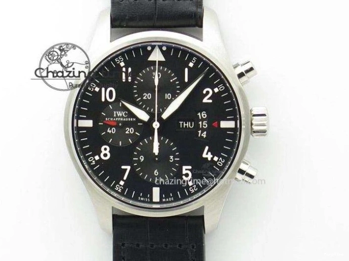 MIROTIME 0601 Lightweight Portugieser Automatic SS IW501708 APSF 1:1 Best Edition Light Blue Dial on Gray Leather Strap A 7012